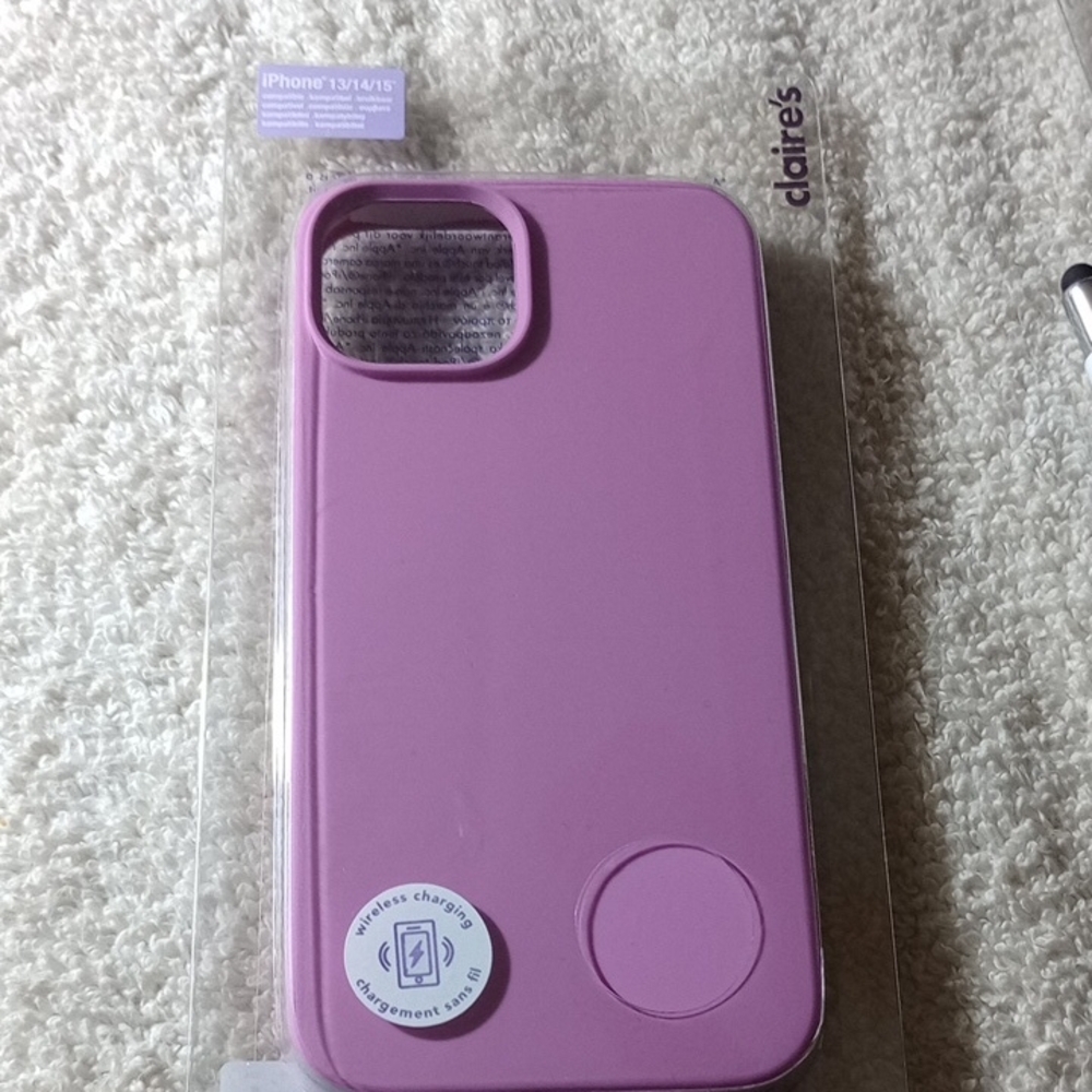 Claire's Lavender Phone Case for iPhone 13/14/15
